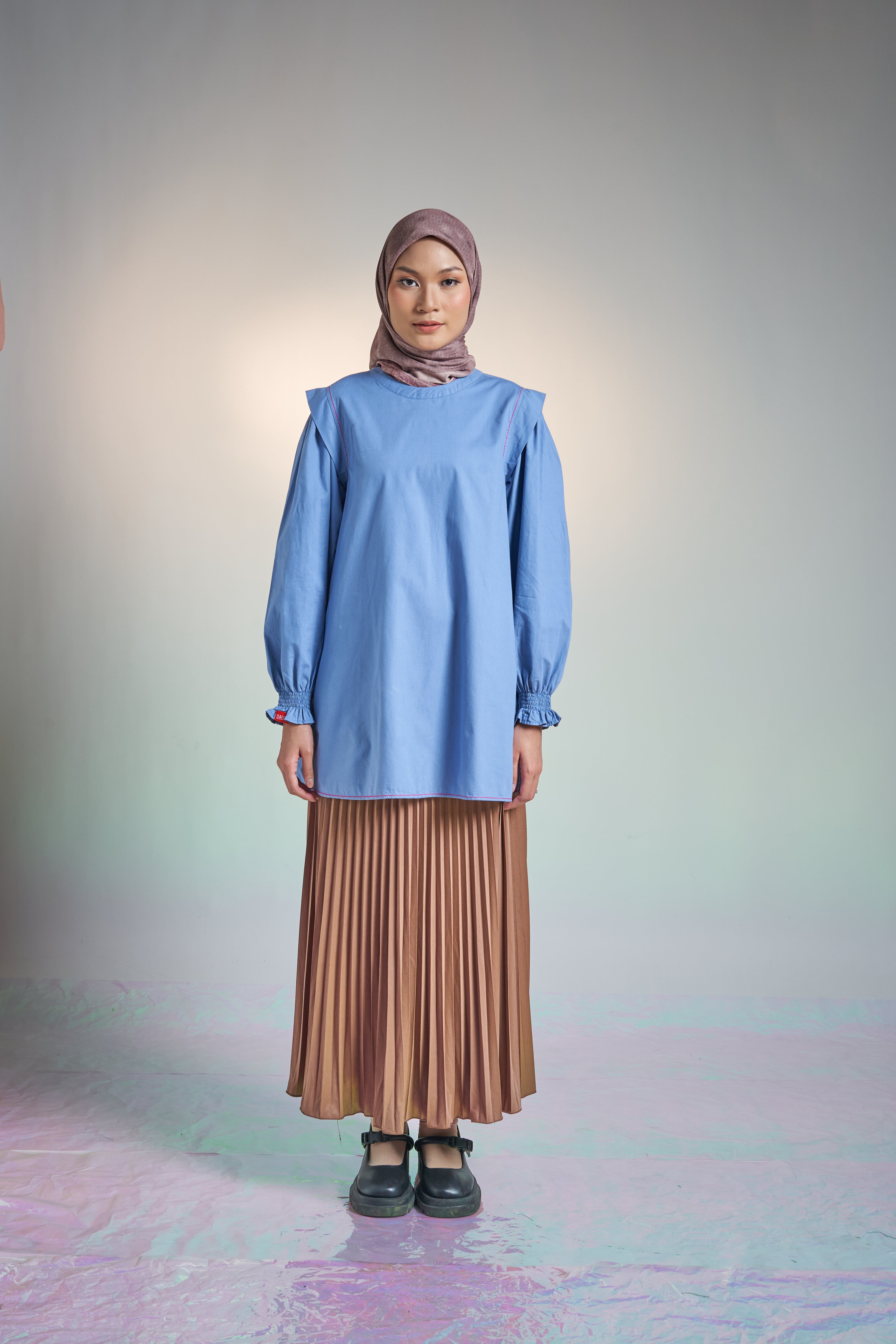 M TUNIC AIRY COTTON - DENIM