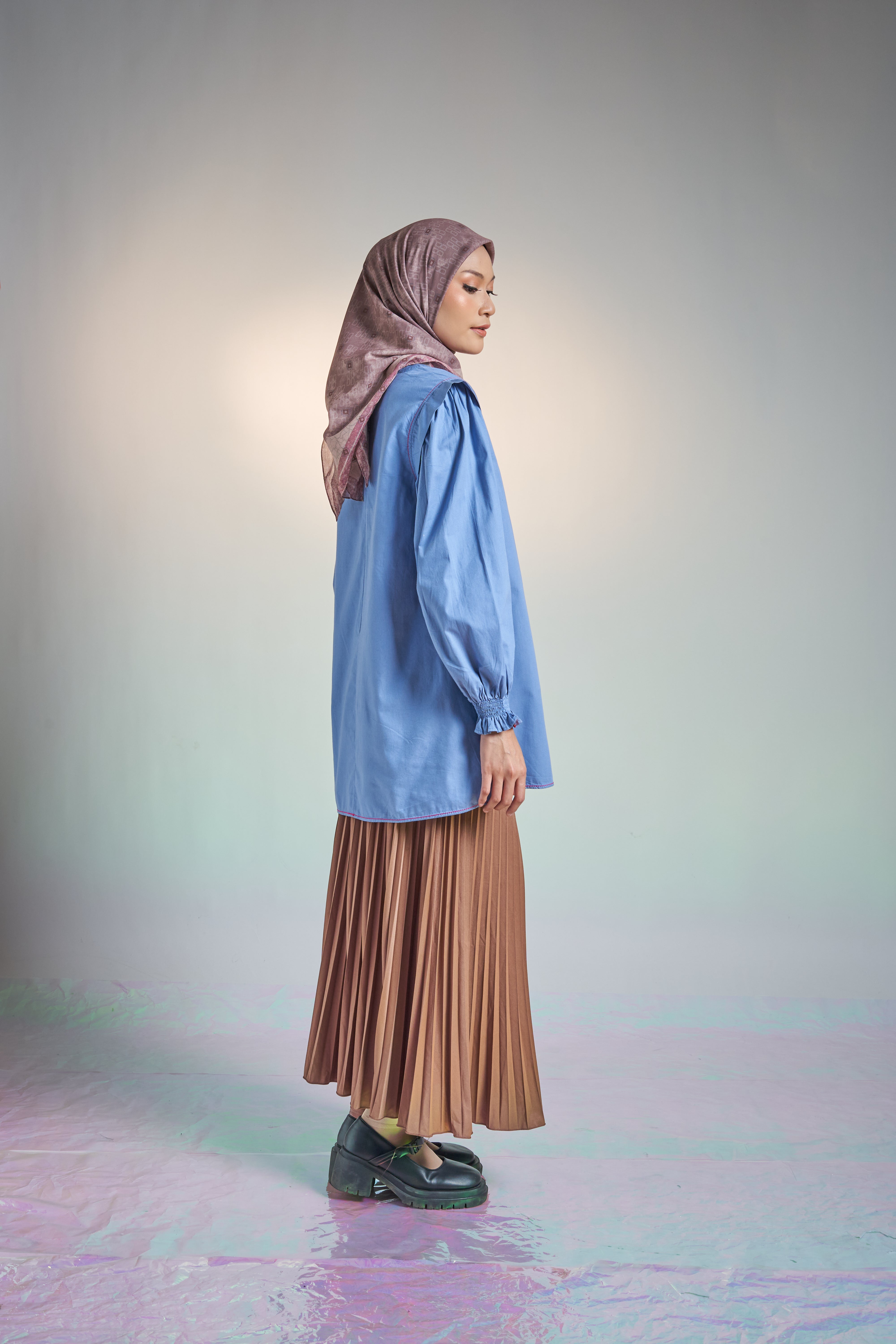 M TUNIC AIRY COTTON - DENIM