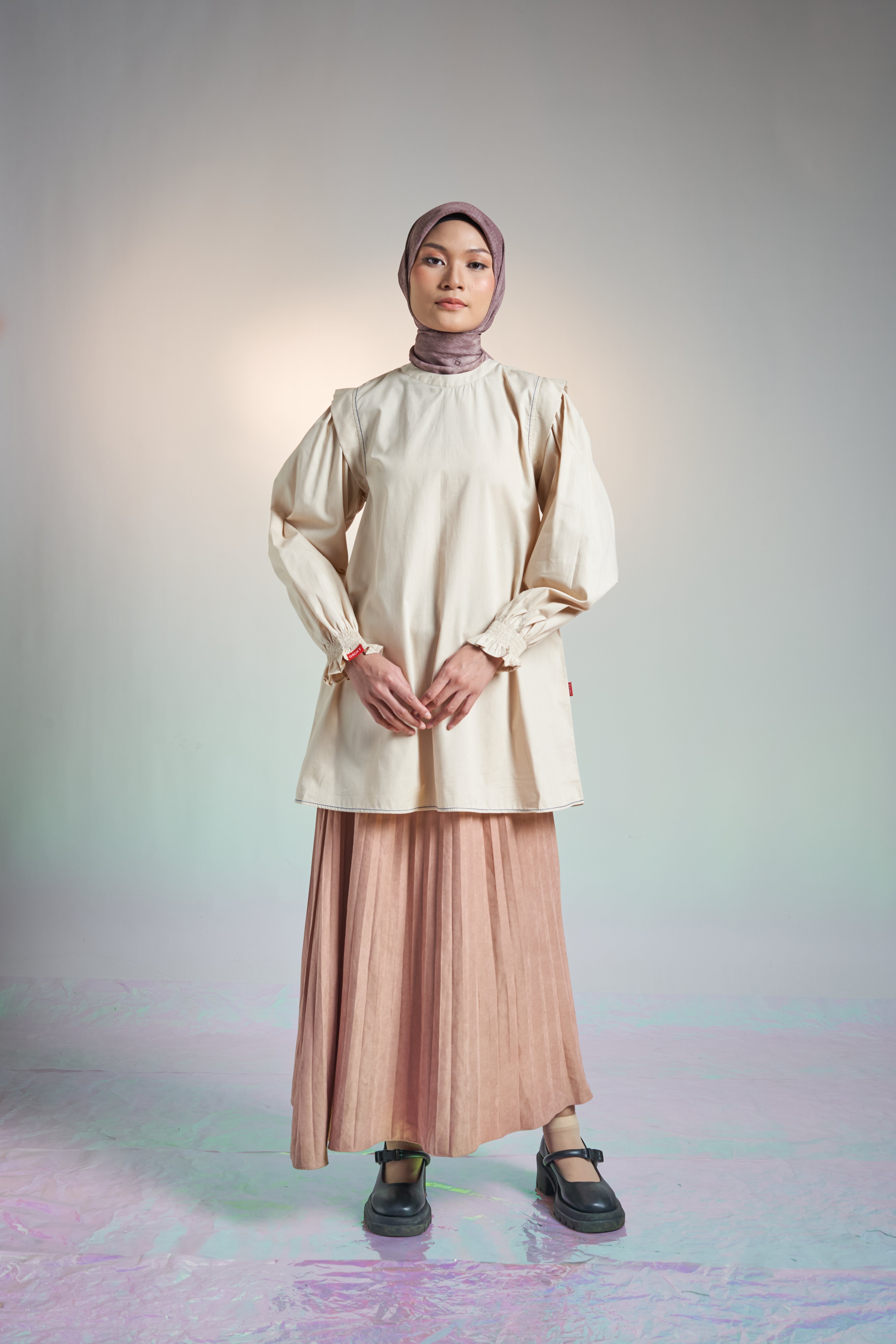 M TUNIC AIRY COTTON - CREAM
