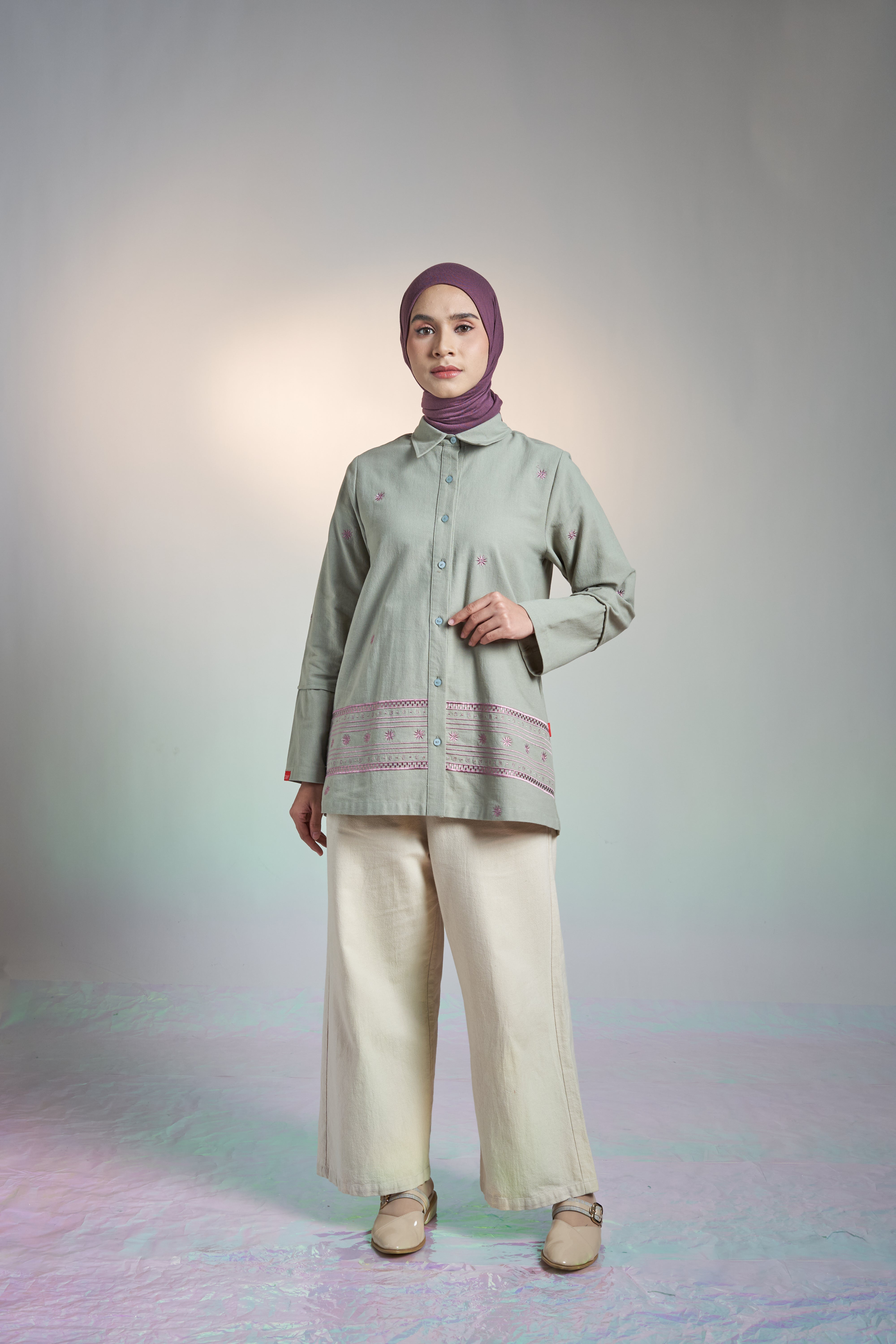 M Tunic Classic Sydney - Sage