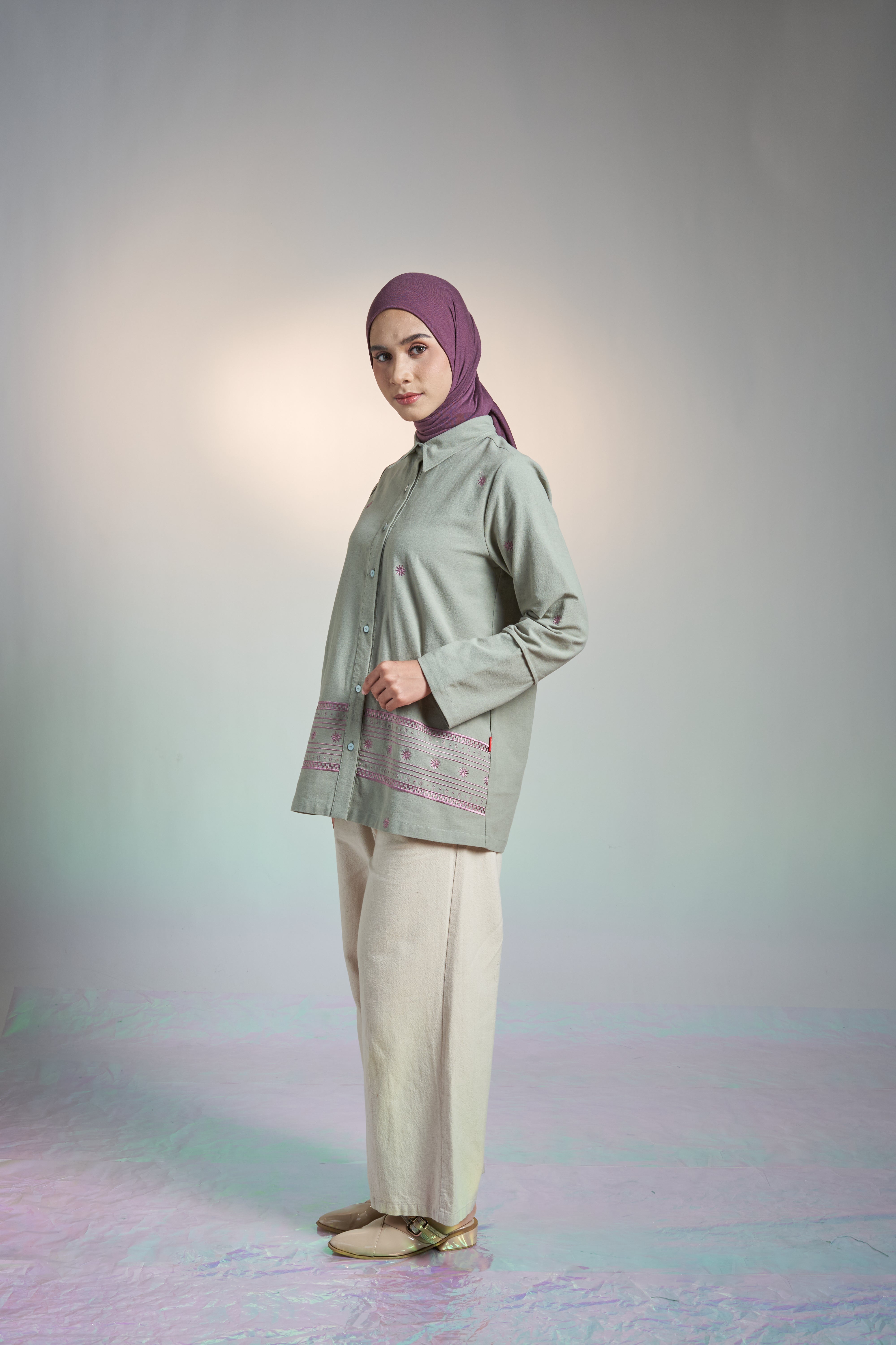 M Tunic Classic Sydney - Sage