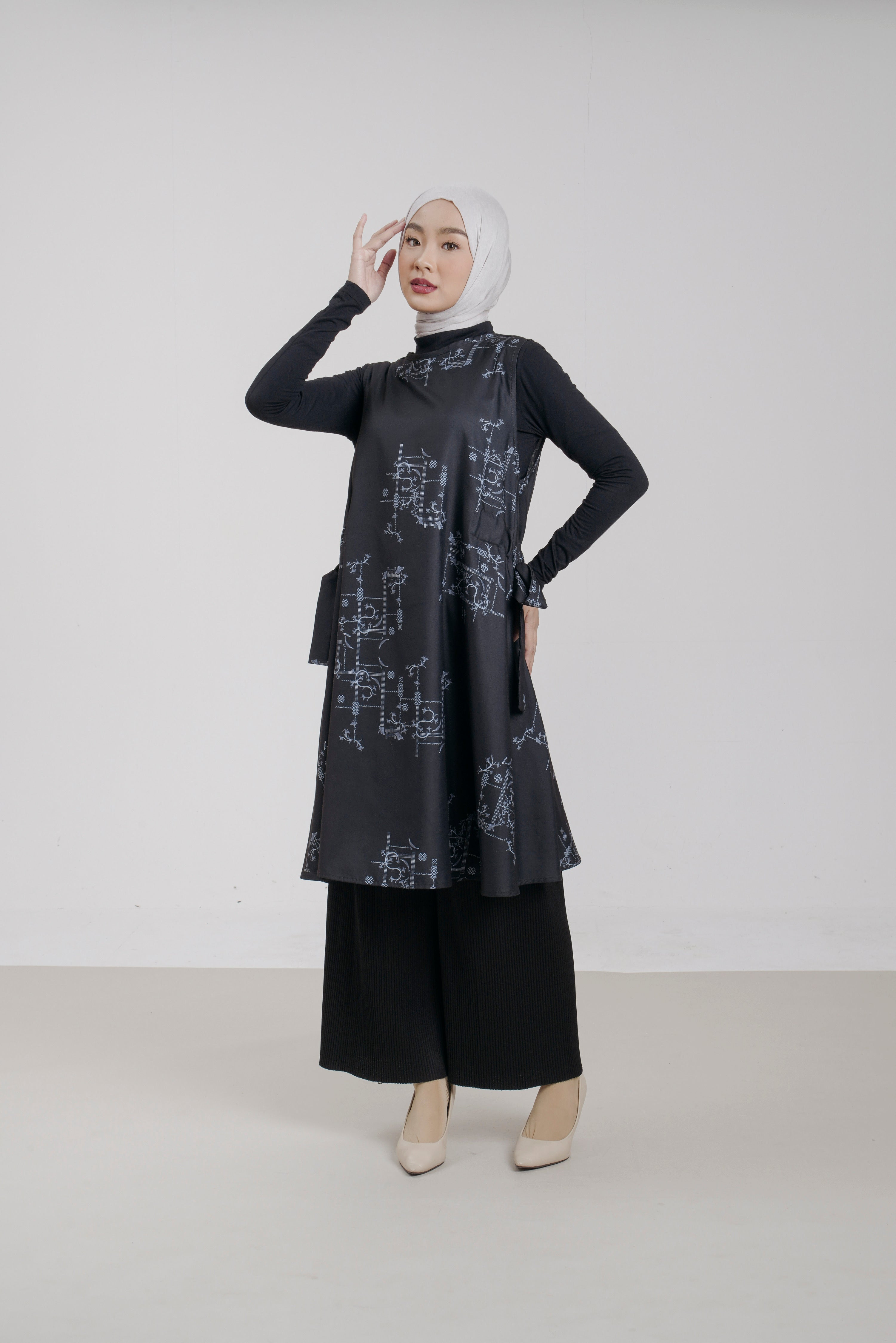 L Tunic Sleeveless Bitter Bloom