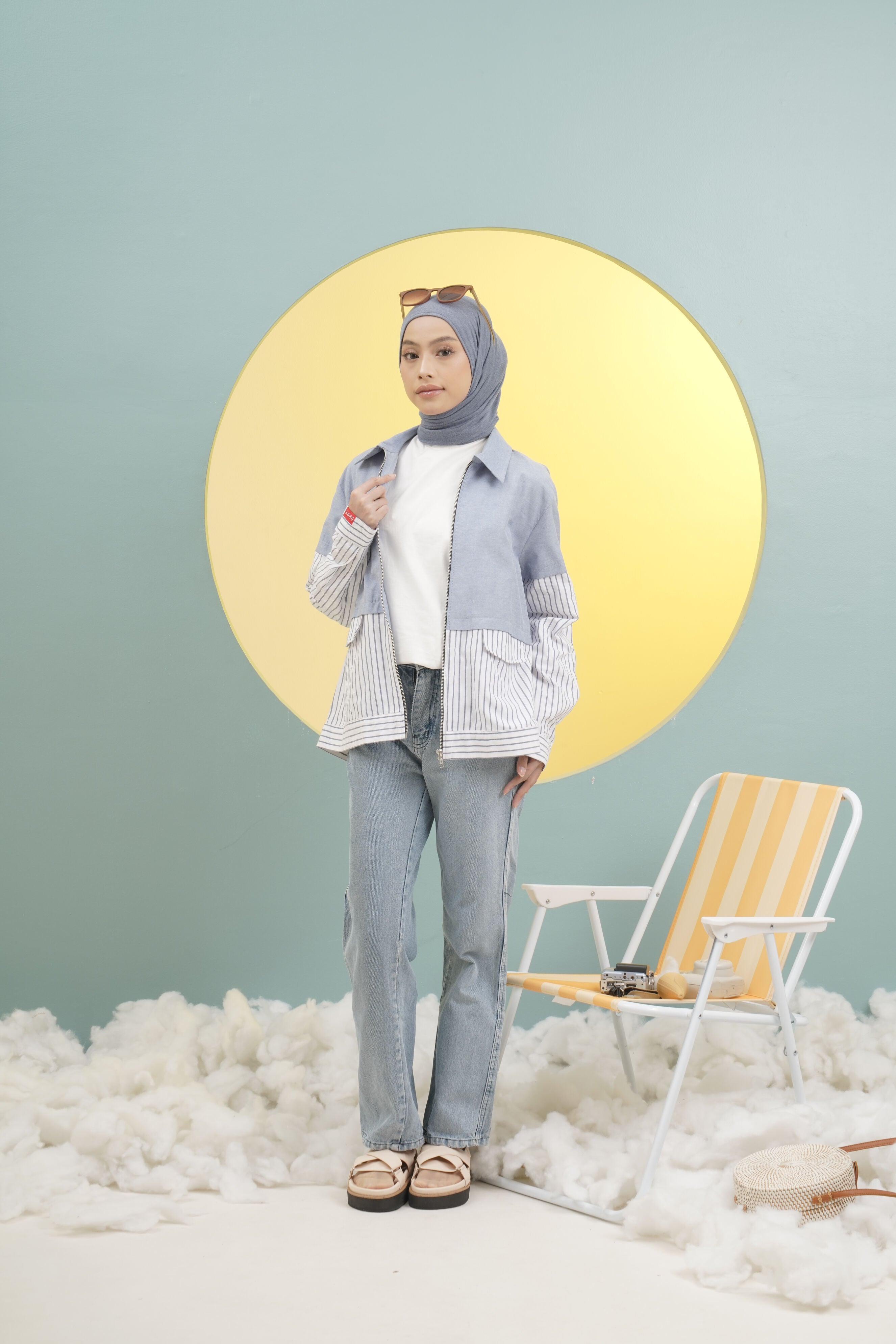 OUTER DENIM STRIPE