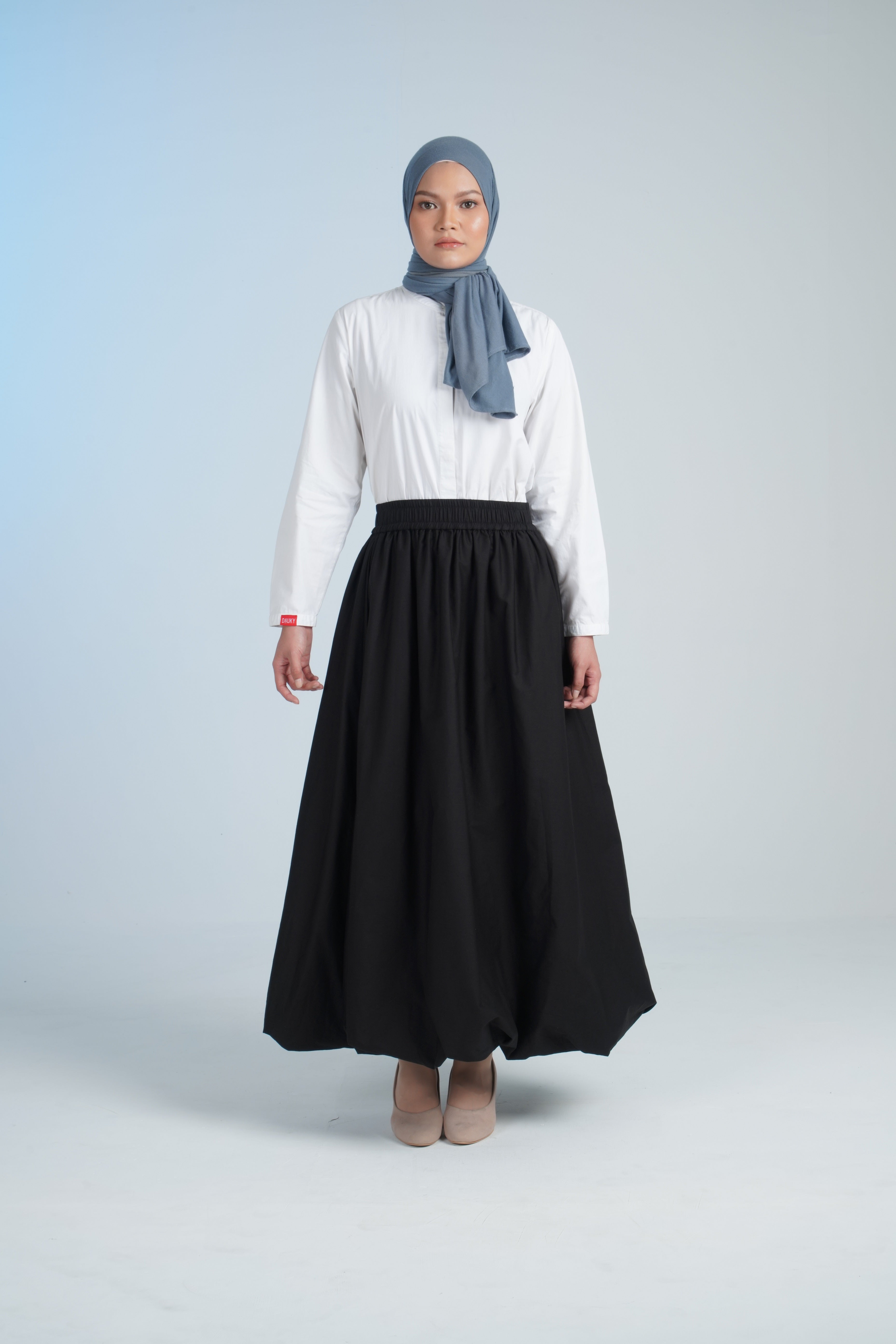 SKIRT PUFFED POPLIN