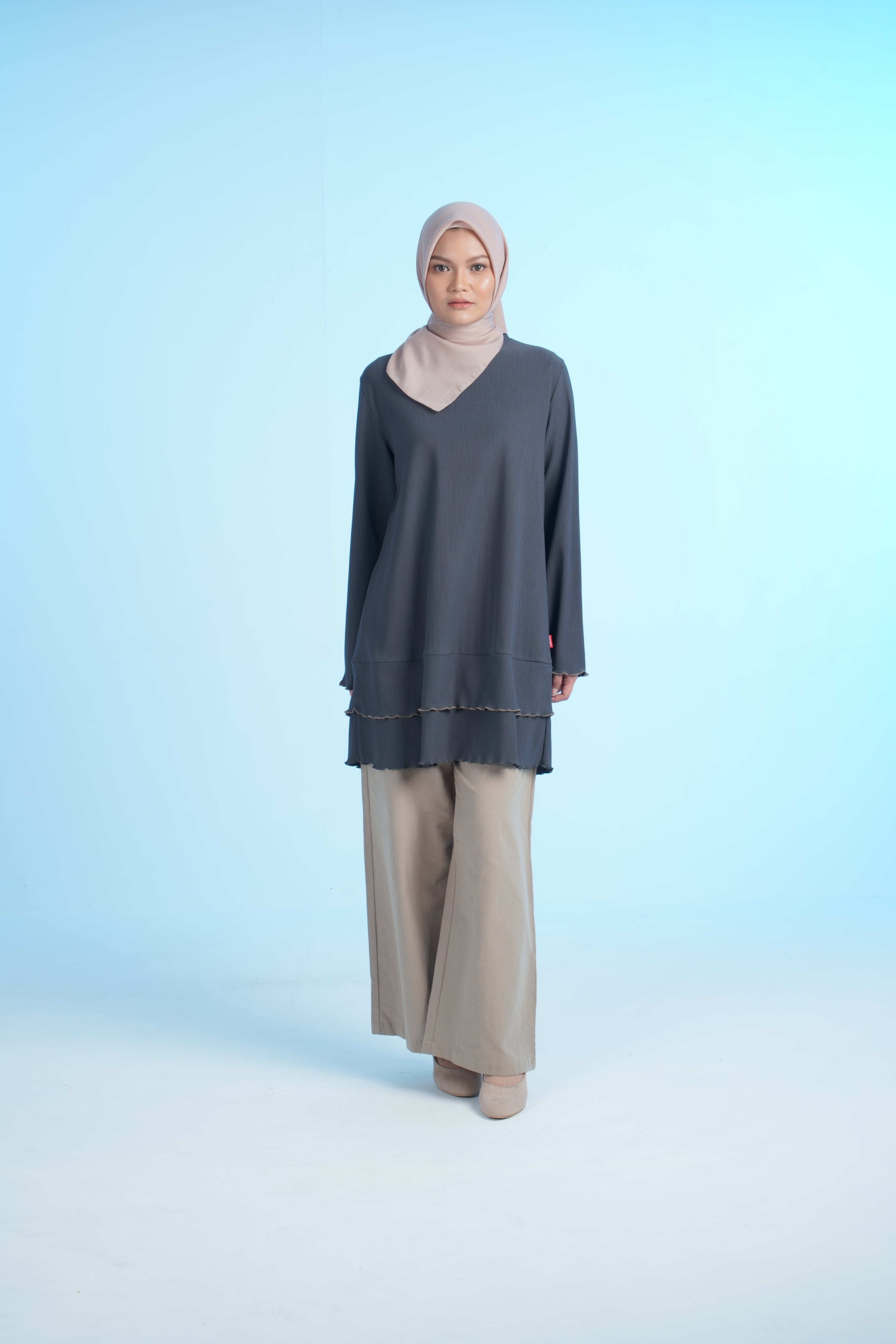 M TUNIC CONTRASTED LINE