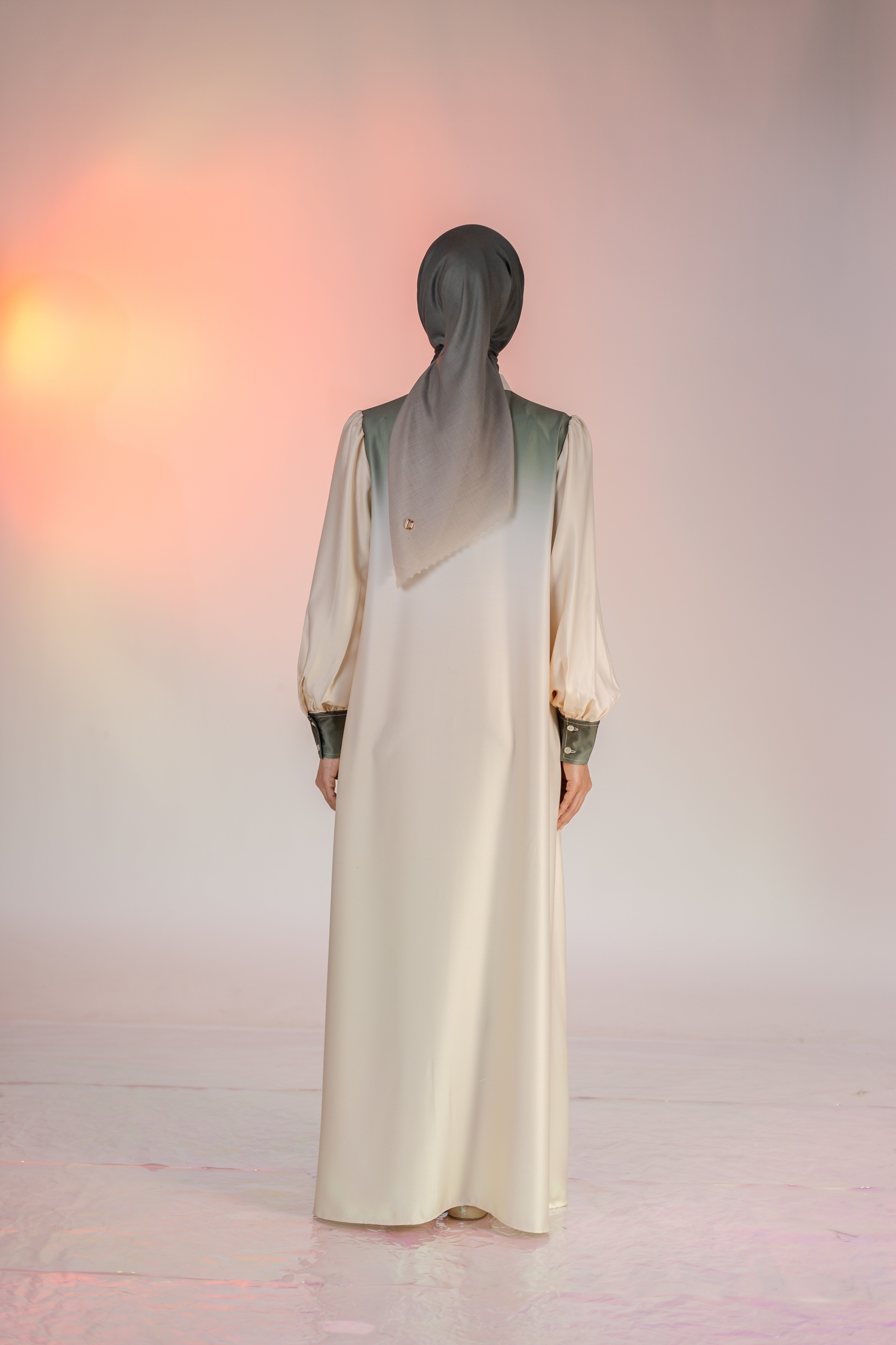 L Dress Ombre - Beige