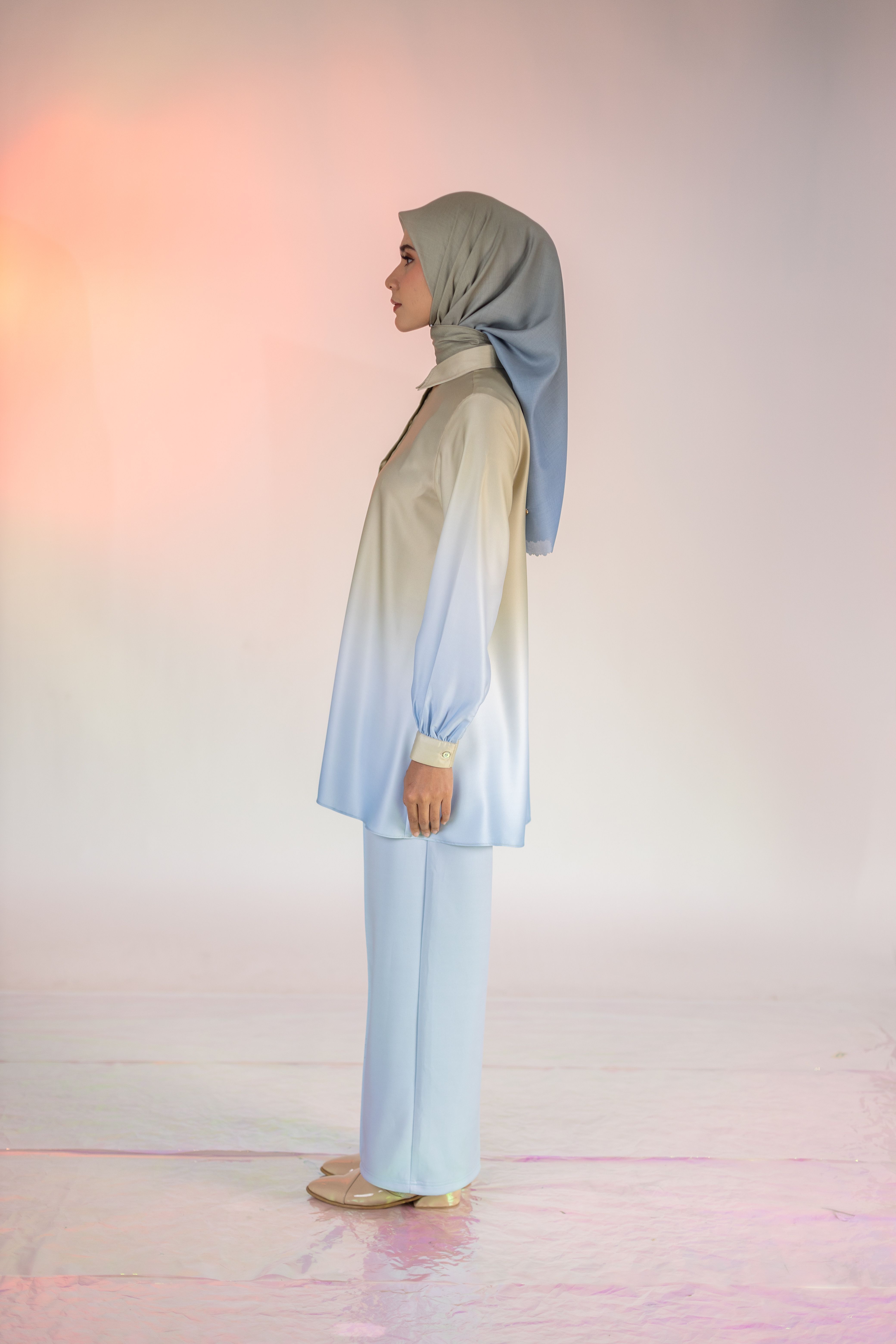 M Tunic Basic Ombre - Sand