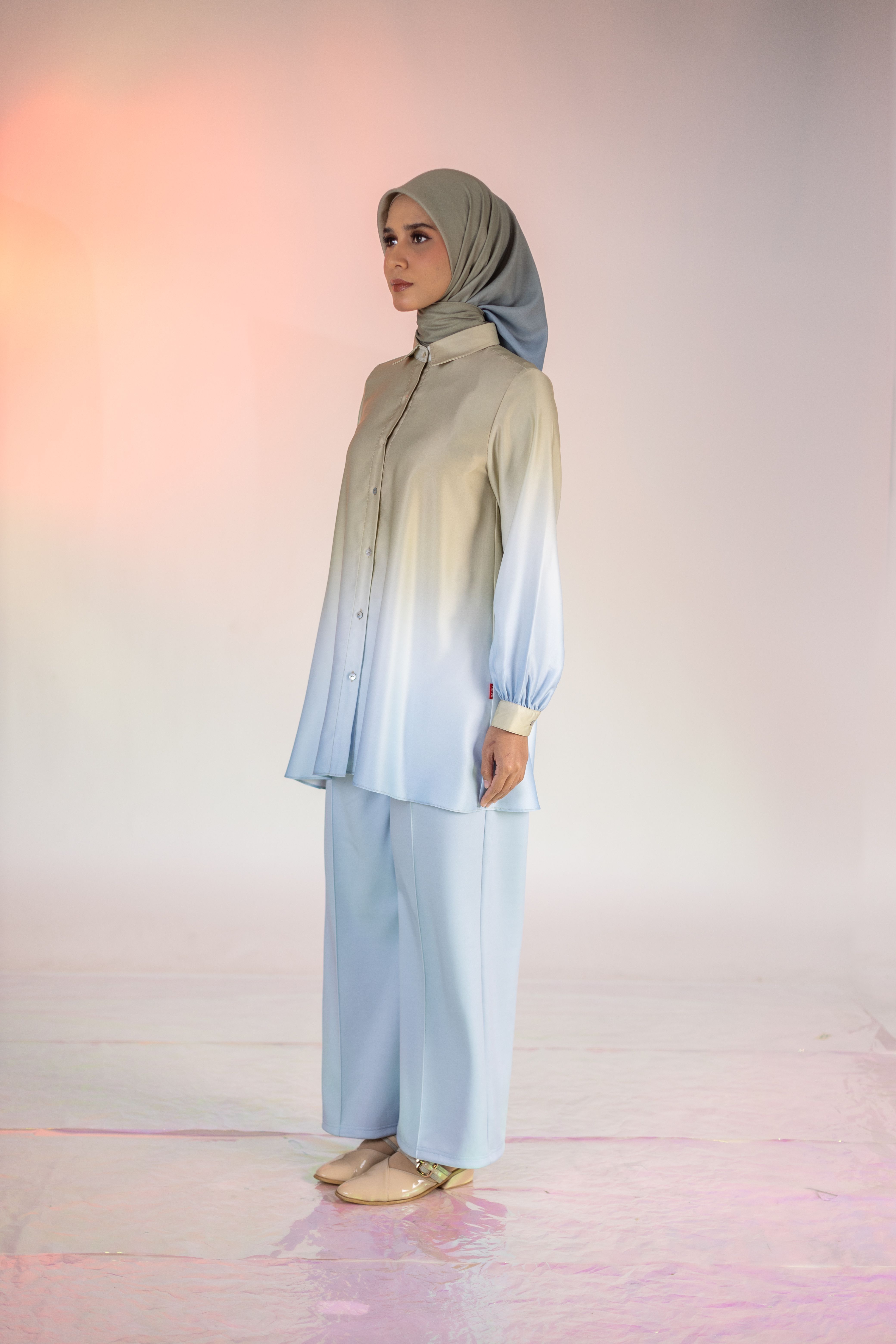 M Tunic Basic Ombre - Sand