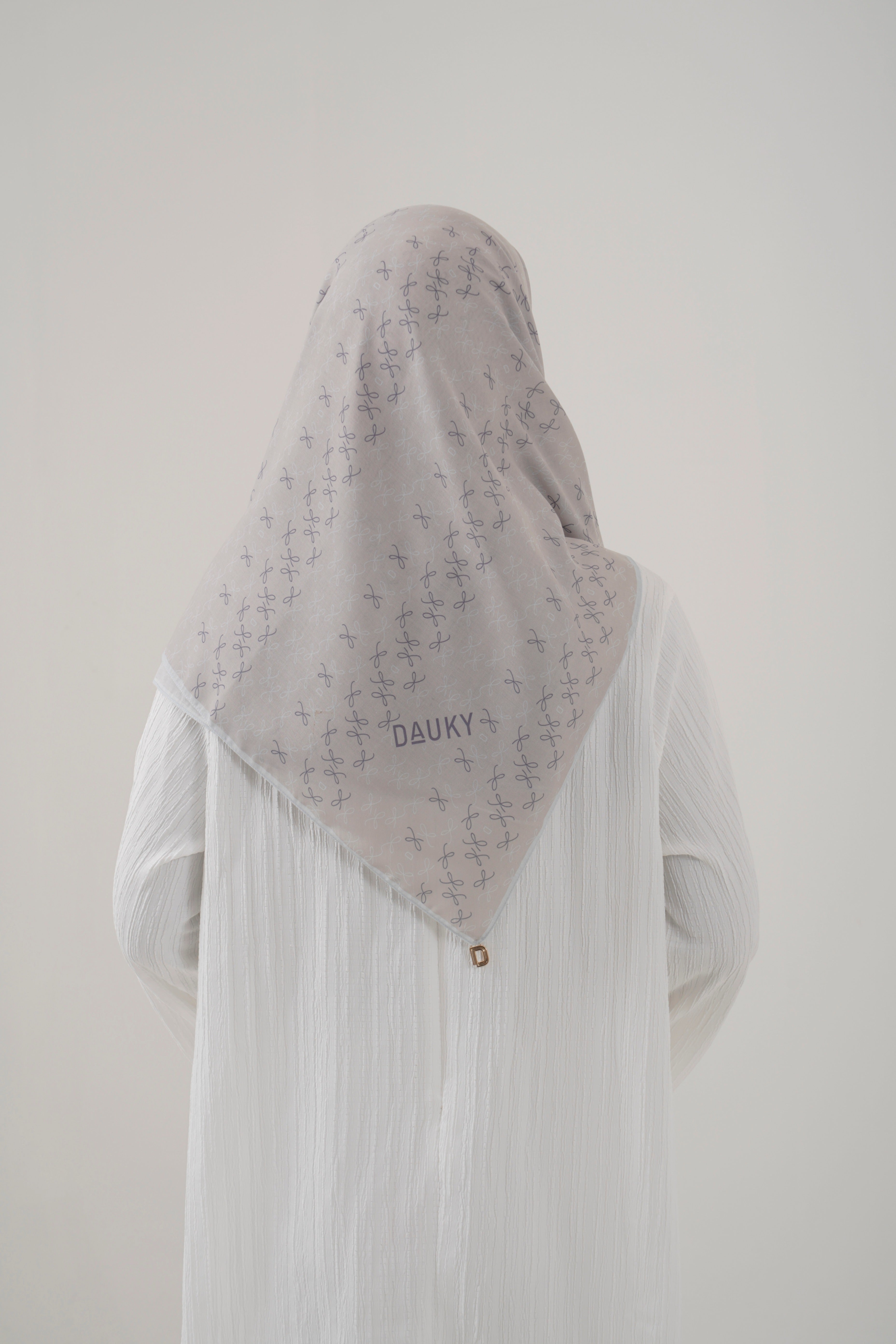 Ribbon Monogram Scarf