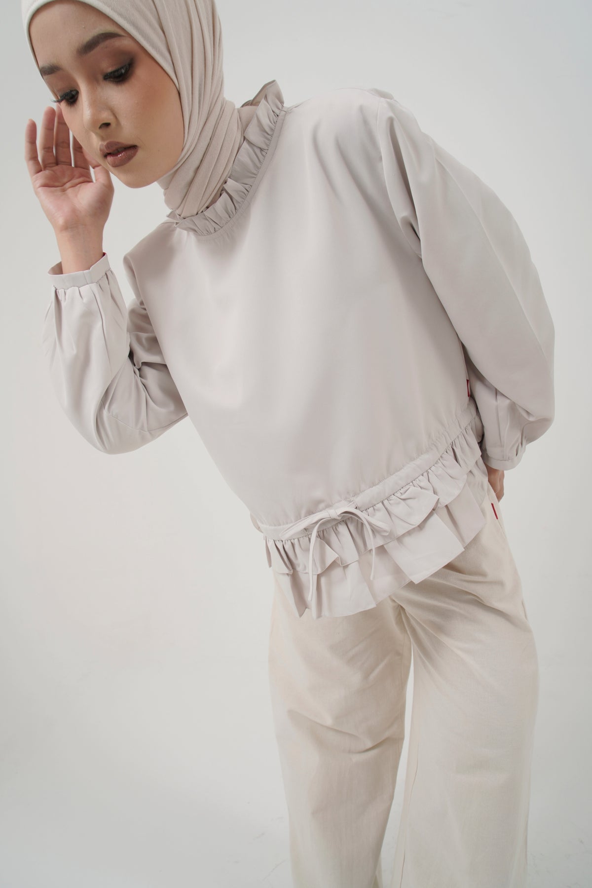 S Tunic Double Frill
