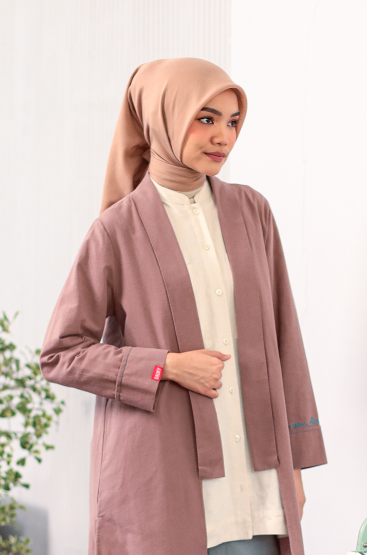 Outer Linen Contrast - Mocca