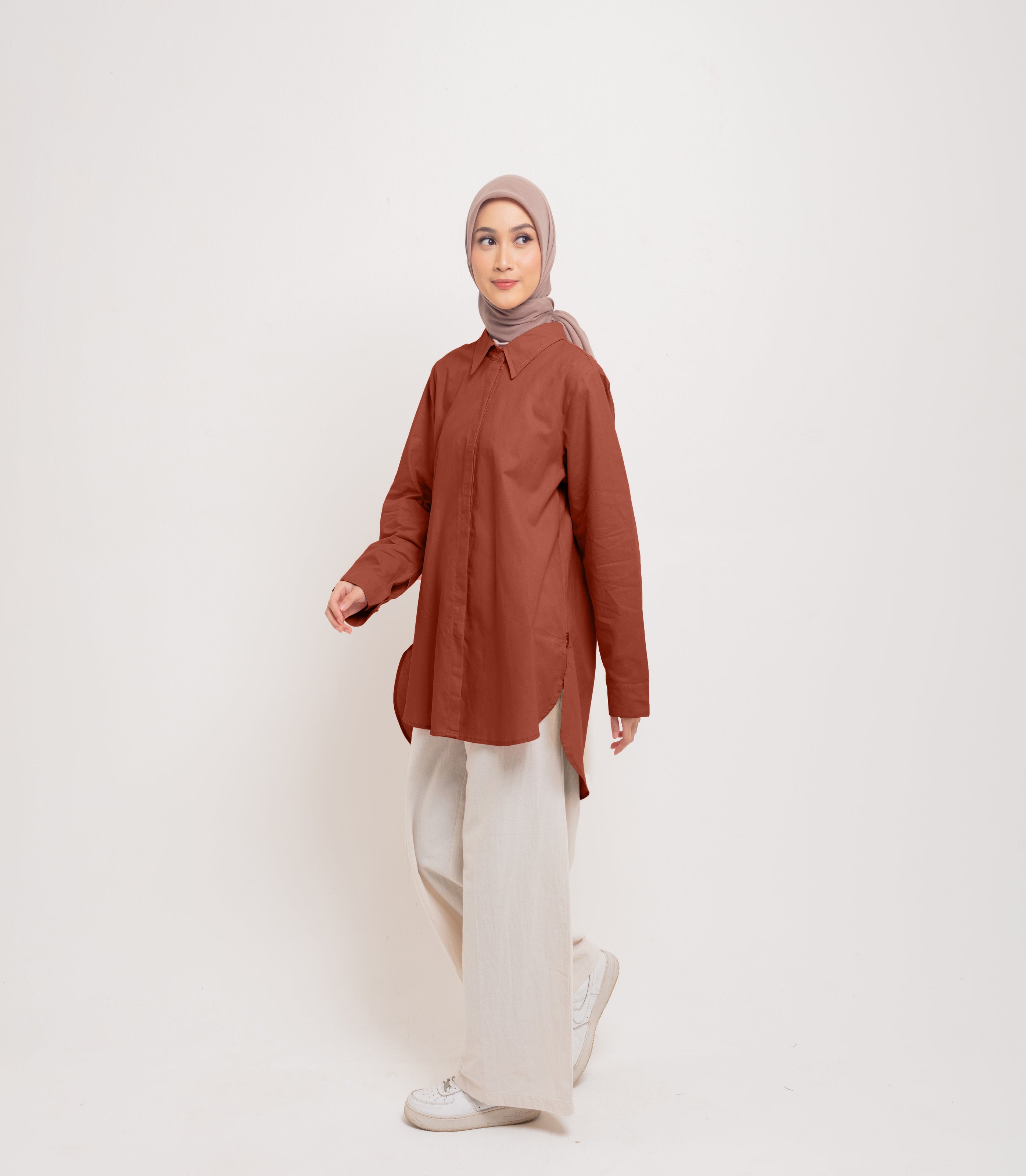 M Tunic Basic Katun Pamela