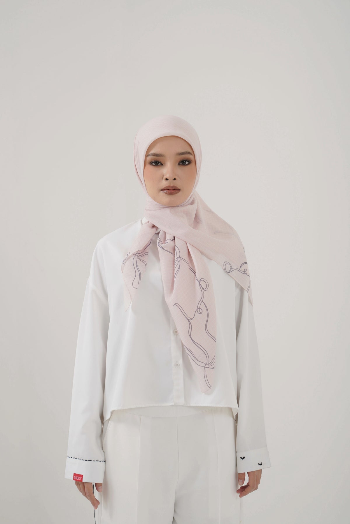 Ribbon Geo Scarf