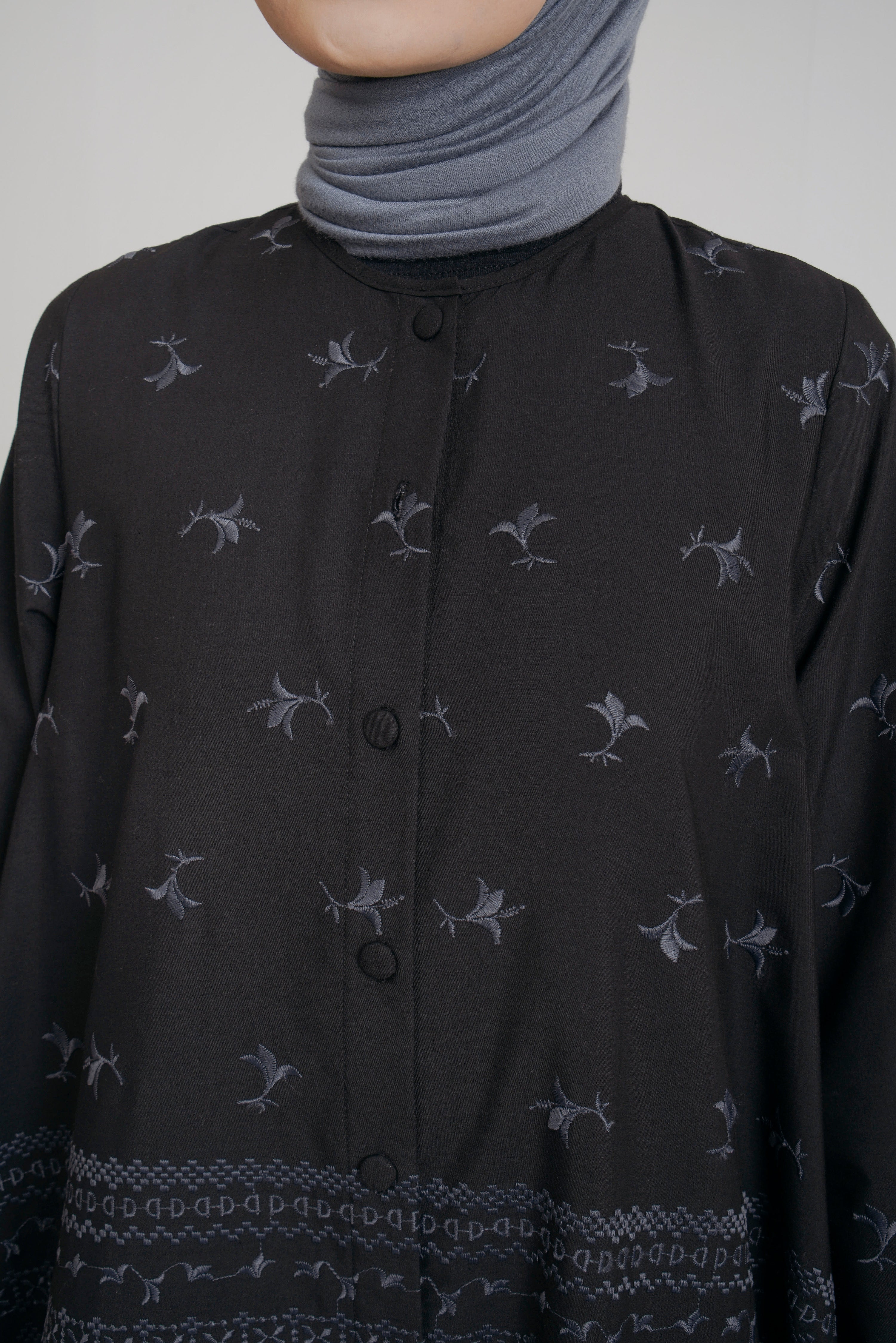 L Dress Wide Bloom Embro