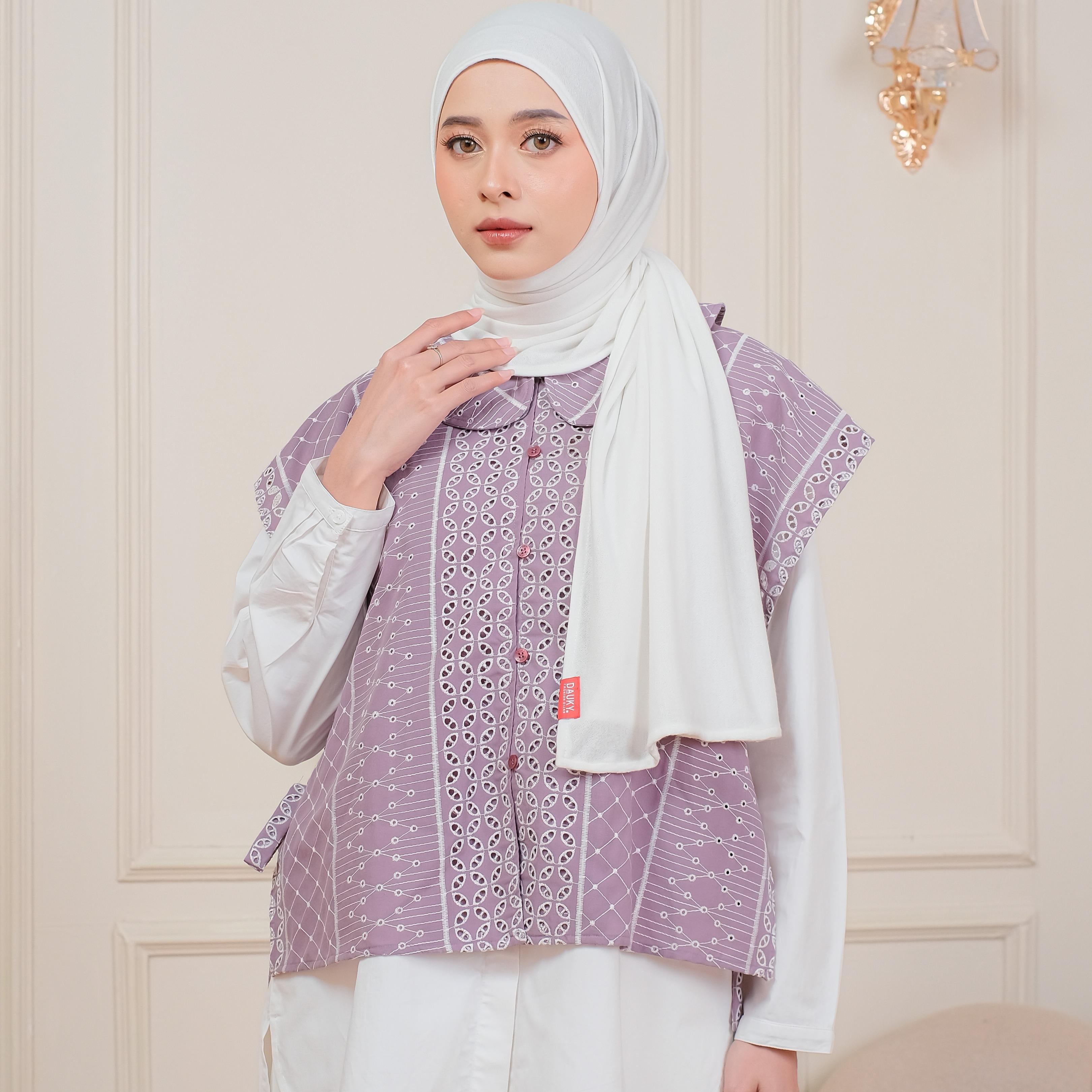 VEST STRING LACE COTTON