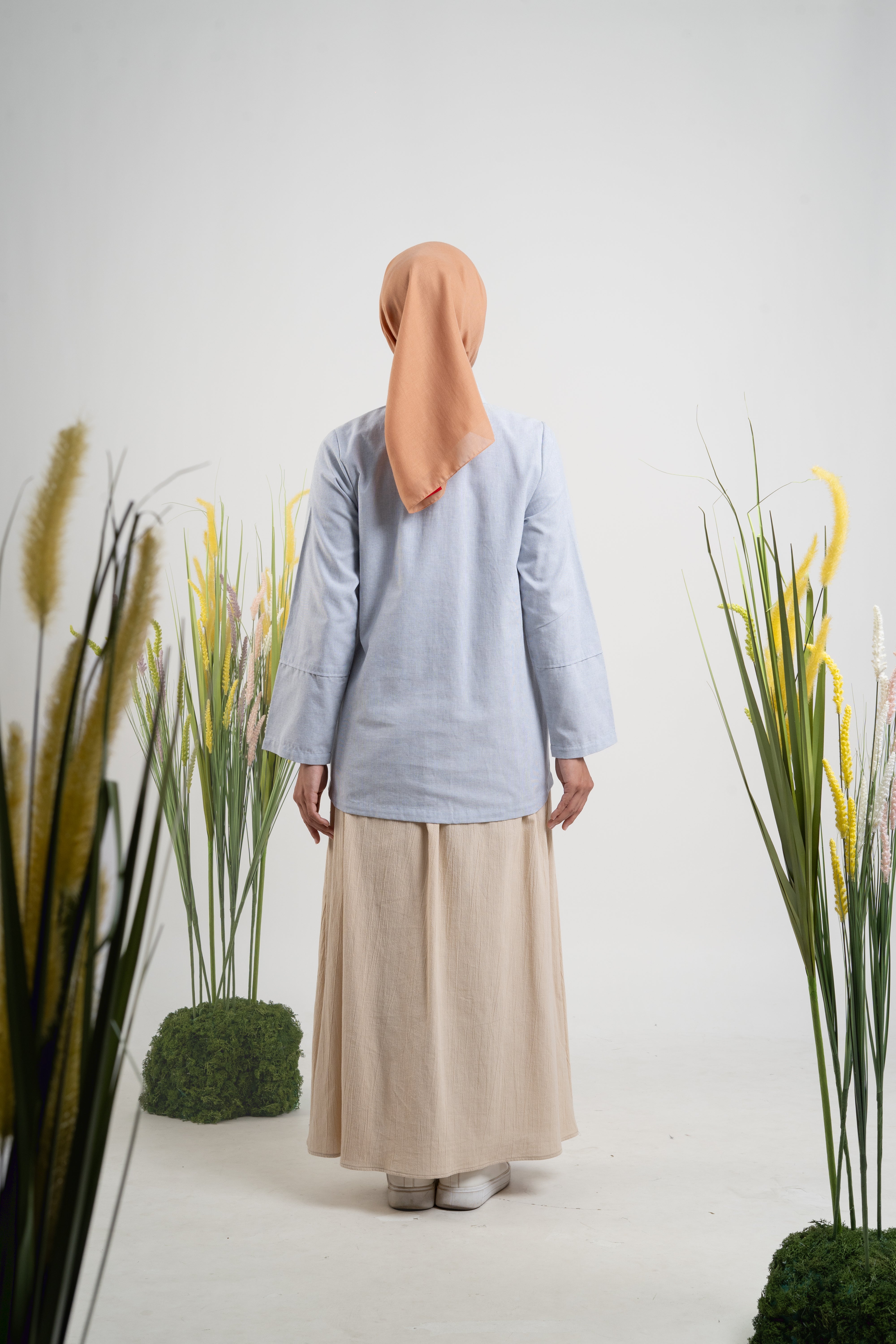 M Tunic Wild Flower - Silver Grey