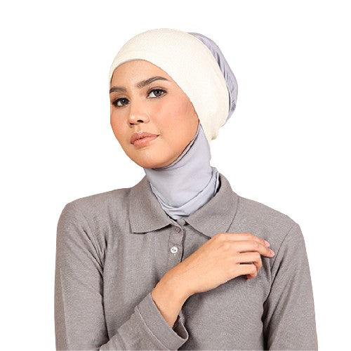 Dauky Aksesoris Hijab Bandana Ciput Rajut Feisya - Bw