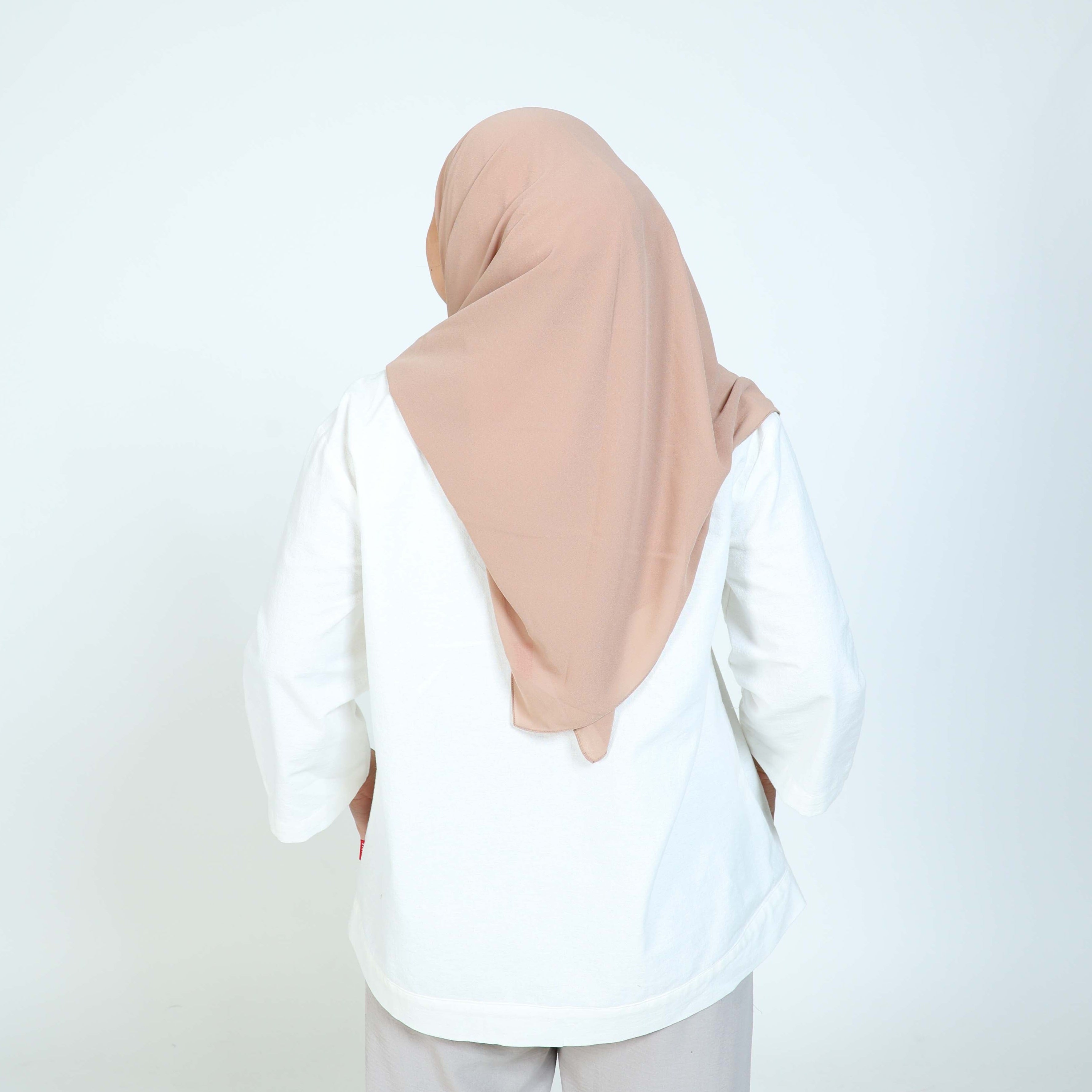 Dauky Hijab Instant Inner Square - Khaky