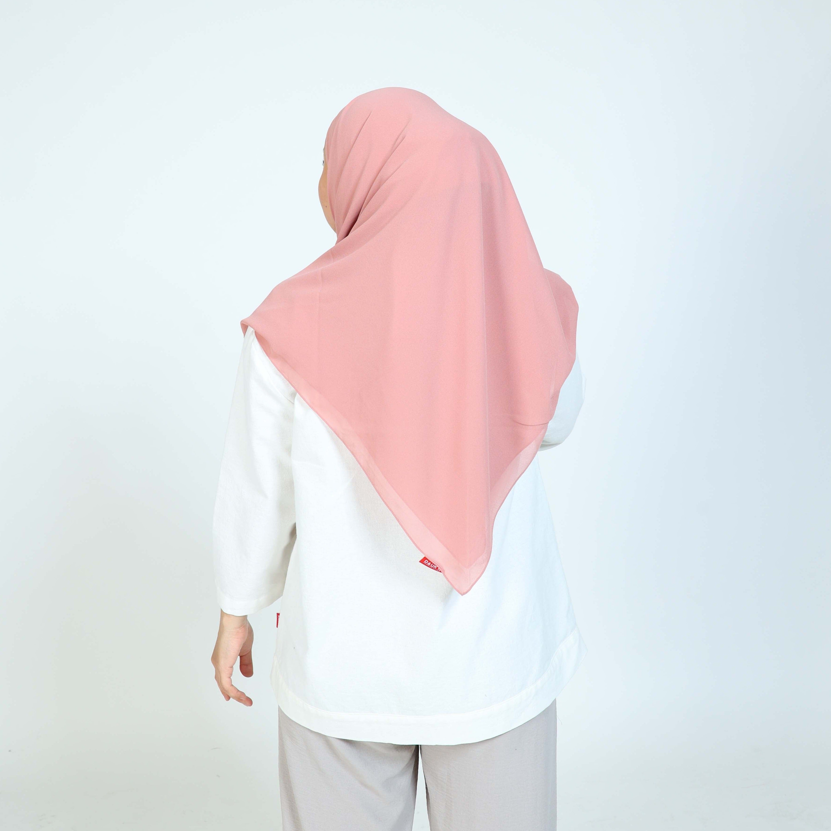 Dauky Hijab Instant Inner Square - Peach