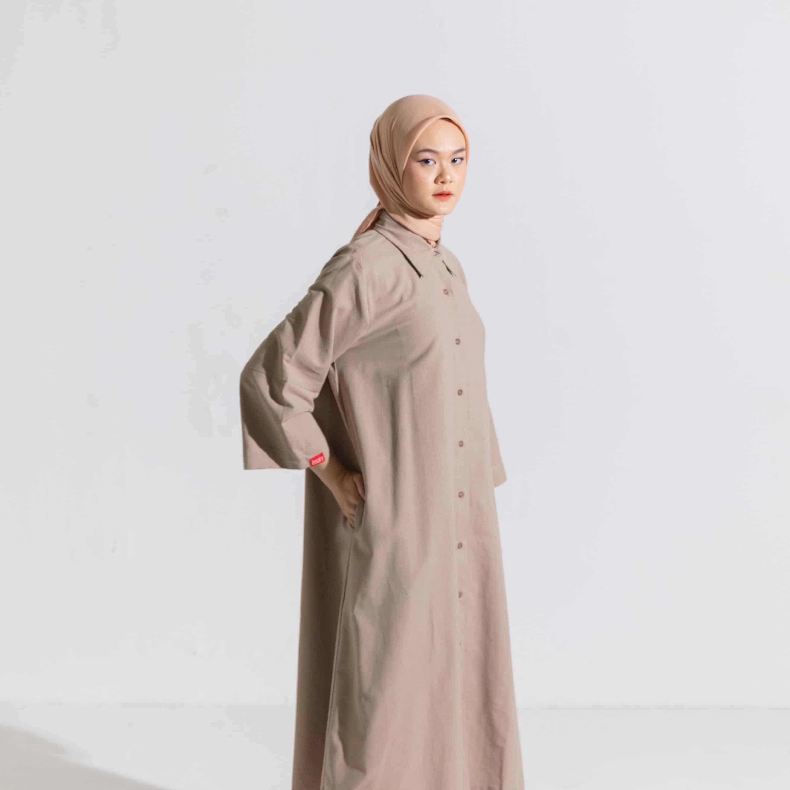 Dauky M Dress Linen Collection - Almond