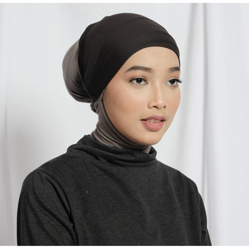 Dauky Hijab  Aksesoris Hijab Ciput Bania - Hitam